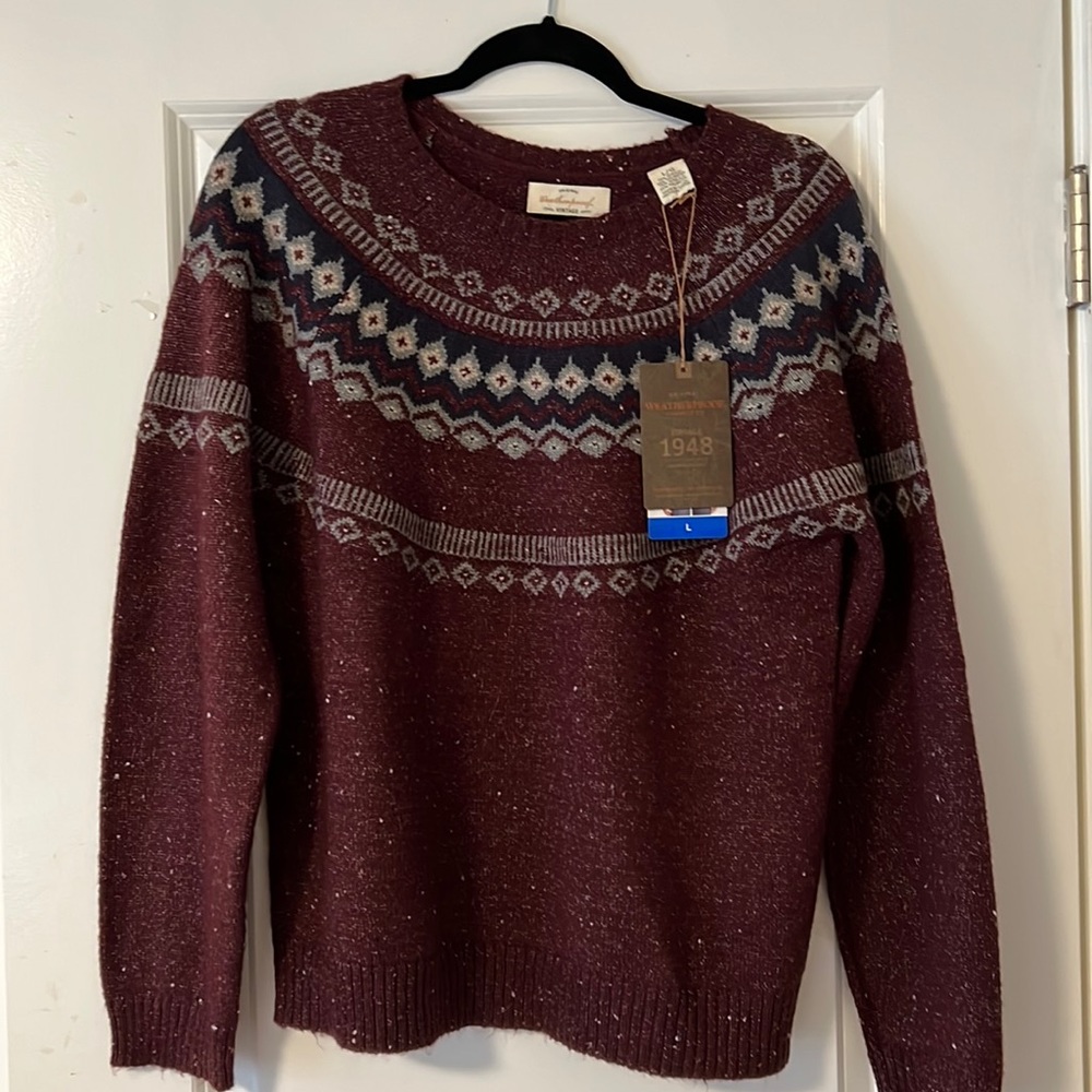 Comfy patterned sweater